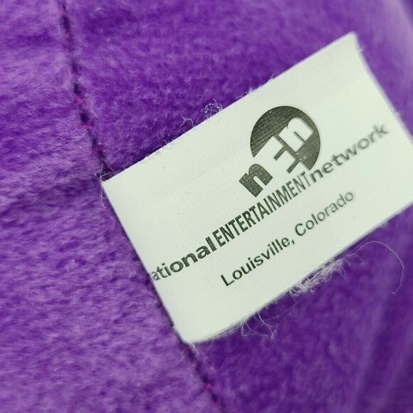 Easter Bunny 15 inch Plush Purple Rabbit Spring Flowers Stuffed Animal Toy - Picture 5 of 6